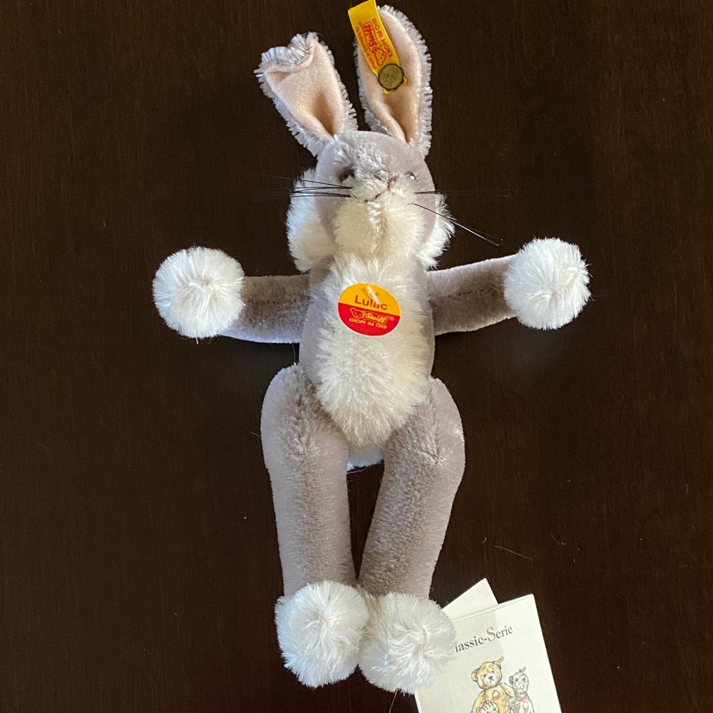 Steiff Lulac Dangling Rabbit - Picture 1 of 6